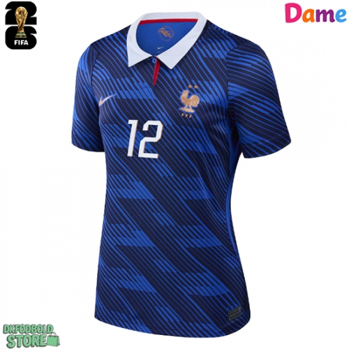 Frankrig Randal Kolo Muani #12 Replika Hjemmebanetrøje Dame VM 2026 Kortærmet